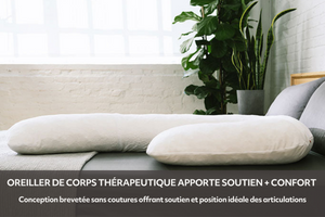 Oreiller de corps thérapeutique